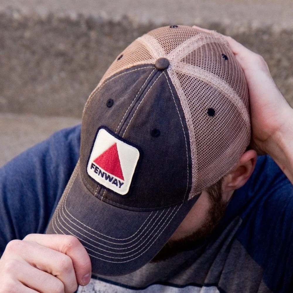 Boston Fenway Dirty Water Mesh Trucker Baseball cap hat Red Sox - Picture 6 of 6